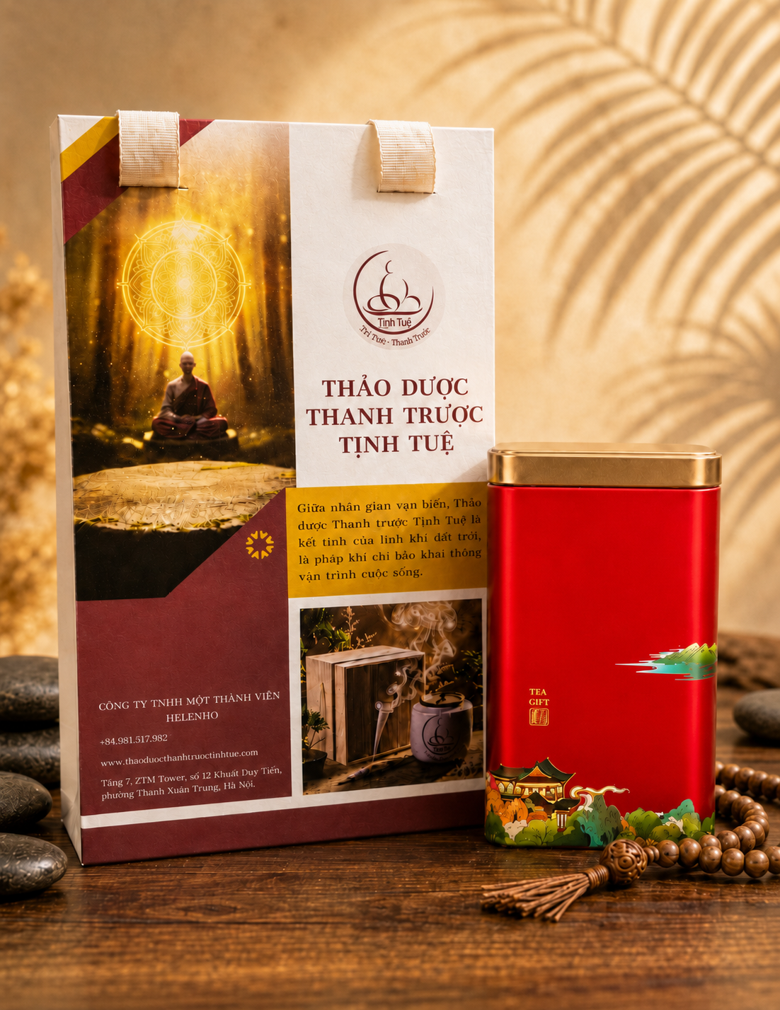 Bộ Kết Giới Bình An Tịnh Tuệ 100g